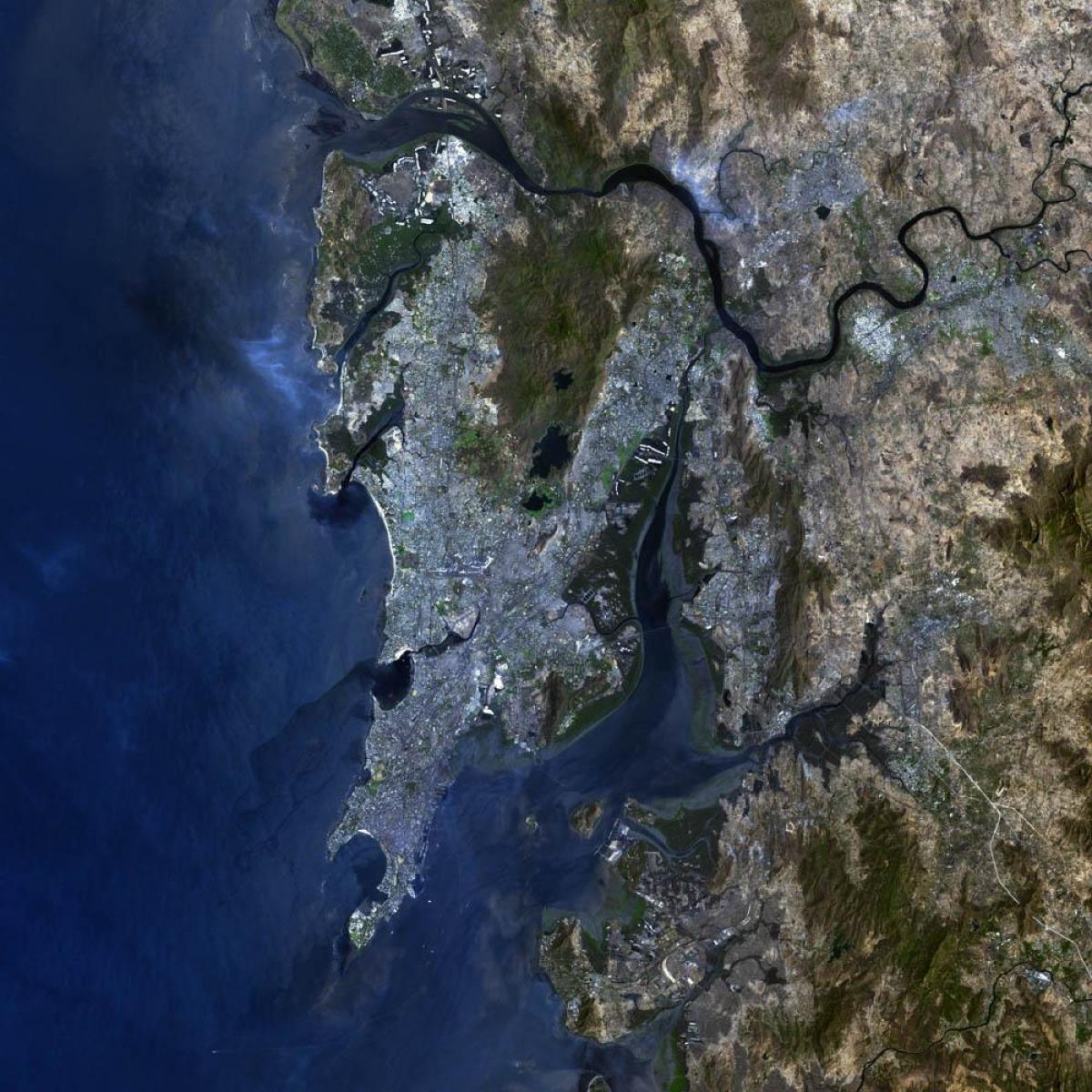 satelīta karti Mumbai